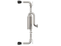 aFe 19-22 Mazda 3 L4 2.5L Takeda 3in to 2-1/2in 304 Stainless Steel Axle-Back Exhaust w/ Black Tip - Burkken Auto Parts