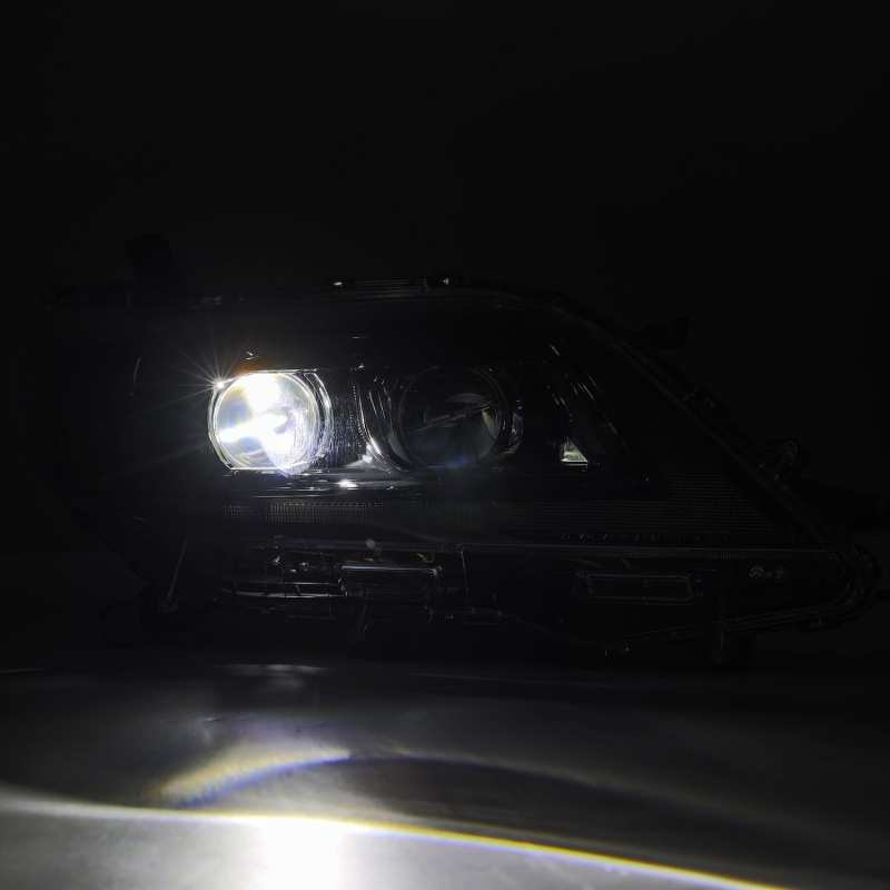 AlphaRex 11-21 Toyota Sienna PRO-Series Proj Headlights Plank Style Alpha Black w/Seq Signal/DRL - Burkken Auto Parts
