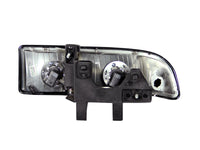 ANZO 1998-2005 Chevrolet S-10 Crystal Headlights Black - Burkken Auto Parts