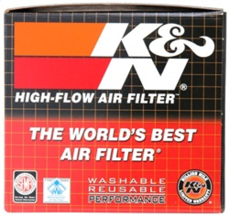 K&N Universal Air Filter - 2-7/16in Flange x 3-1/2in OD x 4in Height - Burkken Auto Parts