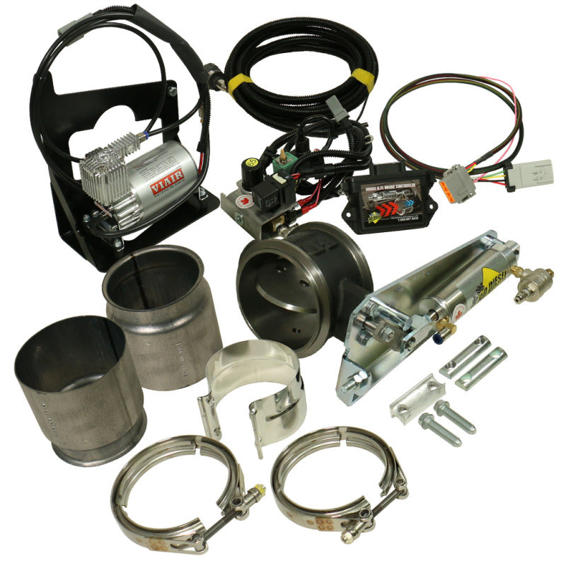 BD Diesel Brake - 2007.5-2017 Dodge 6.7L w/Non-VGT Turbo/5in Exhaust - Remote Exhaust Brake Kit - Burkken Auto Parts