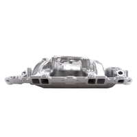 Edelbrock SBC Perf Air Gap Manifold Polished - Burkken Auto Parts