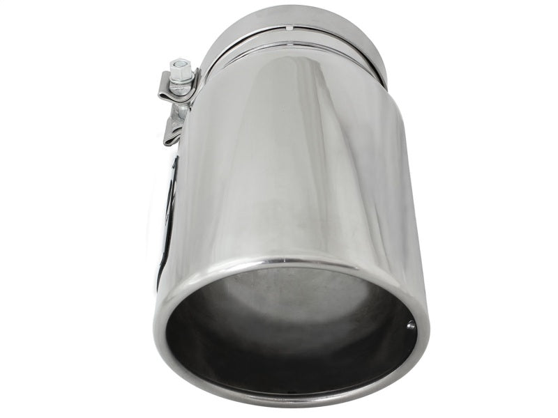 aFe Diesel Exhaust Tip Bolt On Polished 5in Inlet x 6in Outlet x 12in Long - Burkken Auto Parts
