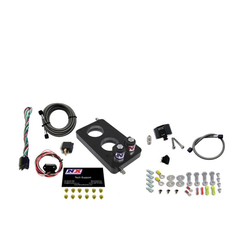 Nitrous Express 05-10 Ford Mustang 4.6L 3 Valve Nitrous Plate Kit (50-150HP) w/o Bottle - Burkken Auto Parts