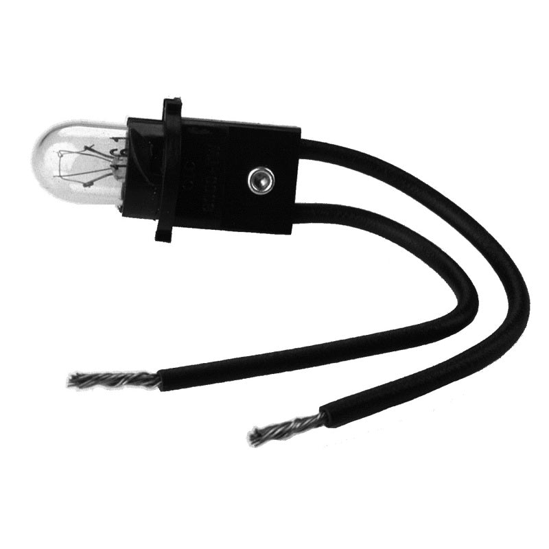 Autometer T3 2.7W/4.6W/4.9W Wedge Twist In Light Bulb/Socket Assembly - Burkken Auto Parts