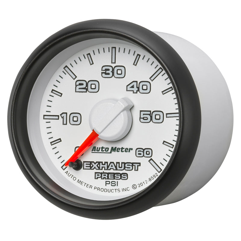 AutoMeter Gauge Exhaust Press. 2-1/16in. 60PSI Stepper Motor Ram Gen 3 Factory Match - Burkken Auto Parts