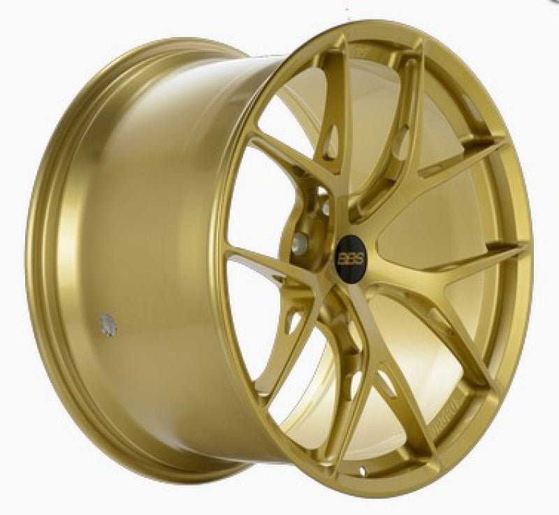 BBS FI-R 19x10.5 5x120 ET35 / 72.5 CB Gold Wheel - Burkken Auto Parts