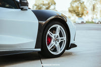 Anderson Composites 20-21 Chevrolet Corvette C8 Stingray Carbon Fiber Front Fender - Burkken Auto Parts