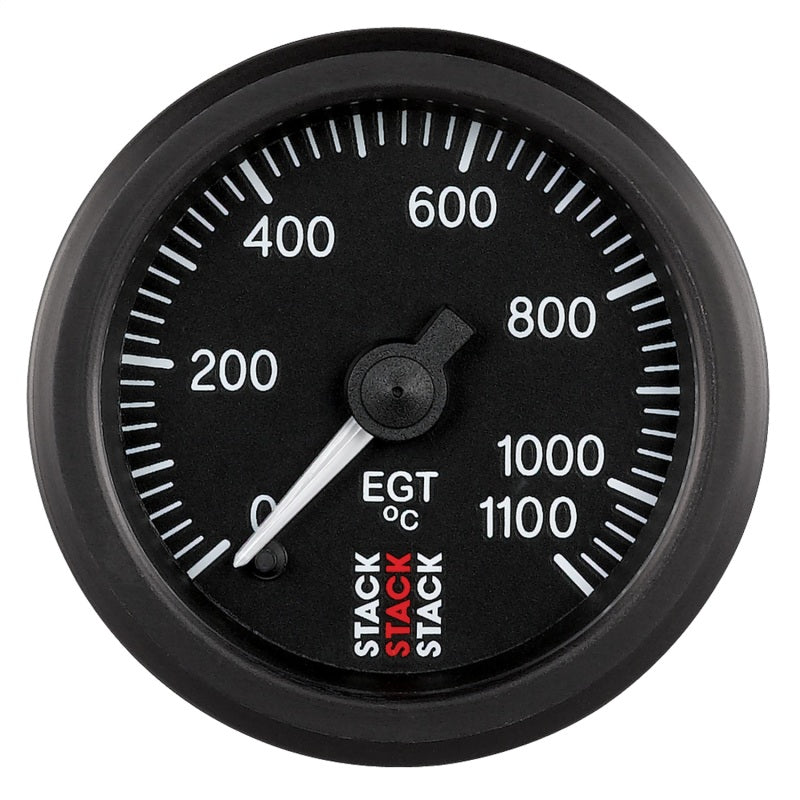 Autometer Stack 52mm 0-1100 Deg C Pro Stepper Motor Exhaust Gas Temp Gauge - Black - Burkken Auto Parts