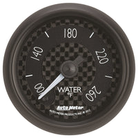 Autometer GT Series 52mm Full Sweep Electronic 100-260 Deg F Water Temperature Gauge - Burkken Auto Parts