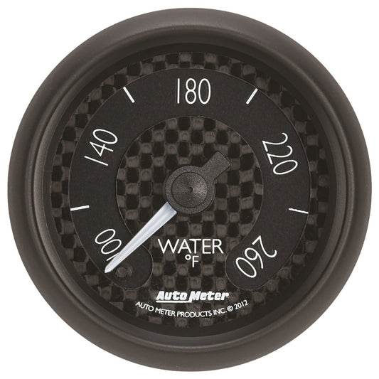 Autometer GT Series 52mm Full Sweep Electronic 100-260 Deg F Water Temperature Gauge - Burkken Auto Parts