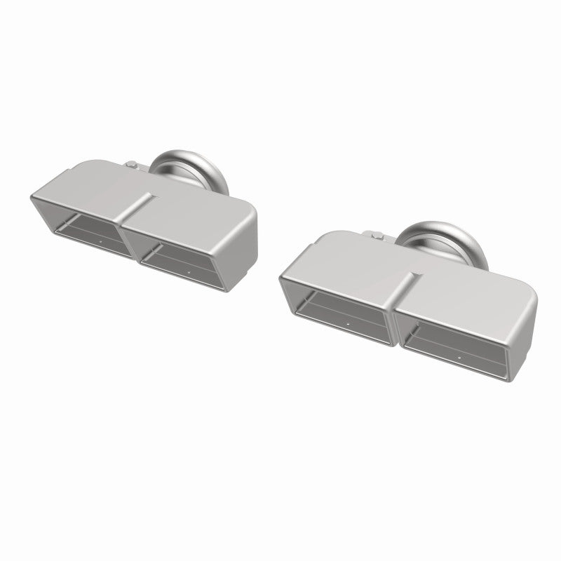 MagnaFlow Tip 1-Set Quad Square - Burkken Auto Parts
