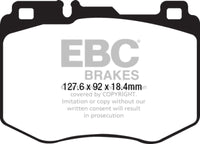 EBC 15-16 Mercedes-Benz C400 (W205) 3.0 Twin Turbo 4-Matic Greenstuff Front Brake Pads - Burkken Auto Parts