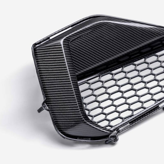 Anderson Composites 2024 Ford Mustang GT Carbon Fiber Front Bumper Inserts - Burkken Auto Parts