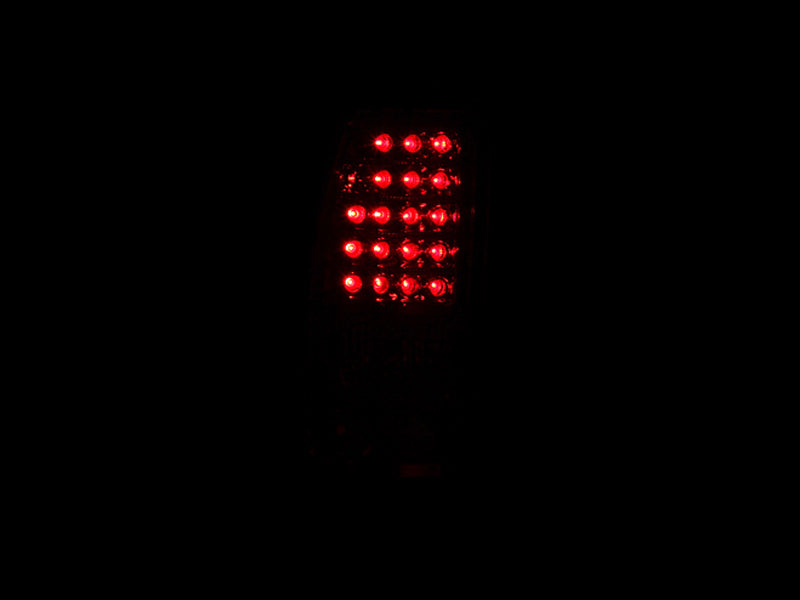 ANZO 2003-2006 Chevrolet Silverado 1500 LED Taillights Red/Clear - Burkken Auto Parts