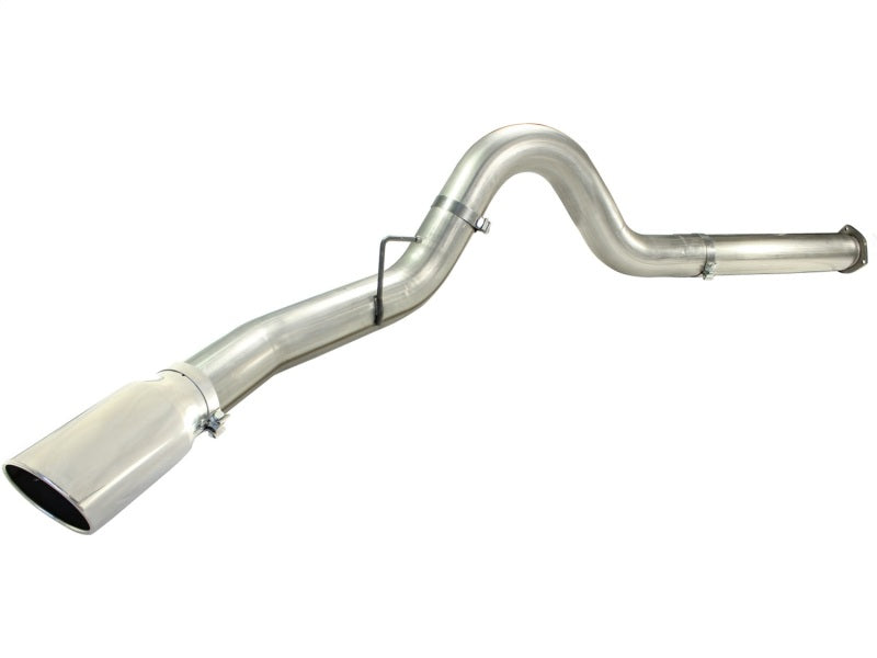 aFe MACHForce XP 5in DPF-Back Stainless Steel Exh Sys, polished tip,Ford Diesel Trucks 11-14 V8-6.7L - Burkken Auto Parts