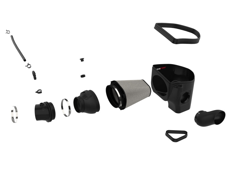 aFe 19-23 Dodge Challenger Hellcat V8-6.2L Magnum FORCE Stage2 Cold Air Intake System w/Pro DRY S - Burkken Auto Parts