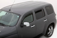 AVS 06-11 Chevy HHR Ventvisor Outside Mount Window Deflectors 4pc - Smoke - Burkken Auto Parts