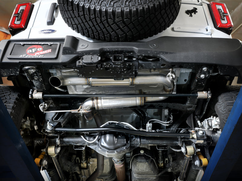 aFe 21-24 Ford Bronco Apollo GT Series 3 IN 409 Stainless Steel Hi-Tuck Axle-Back Exhaust - Burkken Auto Parts