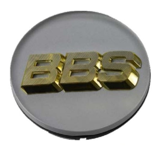 BBS Center Cap 70.6mm White/Gold (3-tab) - Burkken Auto Parts