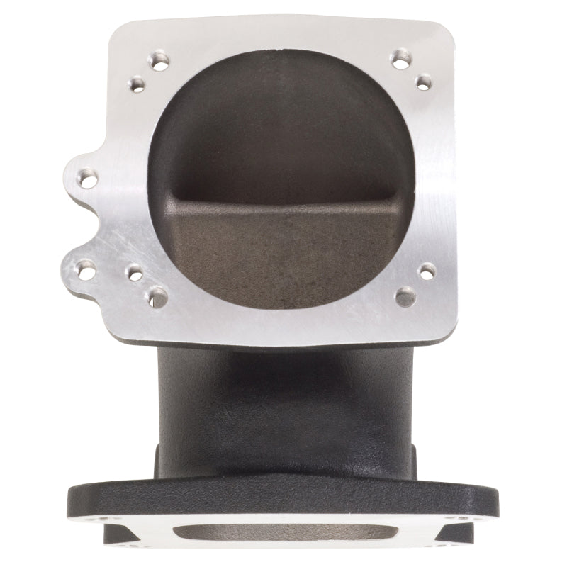 Edelbrock High Flow Intake Elbow 95mm Throttle Body to Square-Bore Flange Black Finish - Burkken Auto Parts