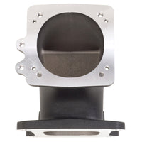 Edelbrock High Flow Intake Elbow 95mm Throttle Body to Square-Bore Flange Black Finish - Burkken Auto Parts