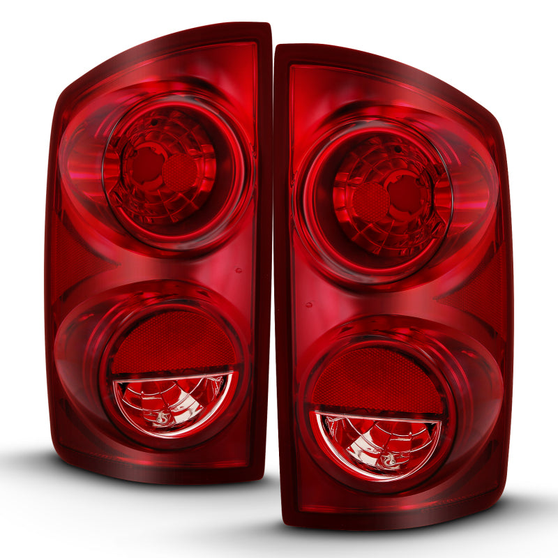 ANZO 2007-2009 Dodge Ram 1500 Tail Light Red Lens (OE) - Burkken Auto Parts