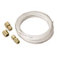 Autometer 12 Foot Nylon Tubing 1/8in. w/ 1/8in. Brass Compression Fittings - Burkken Auto Parts