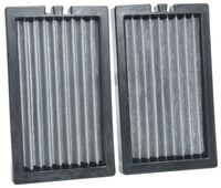 K&N 2018 Jeep Wrangler JL 2.0L/3.6L Cabin Air Filter - 2 Per Box - Burkken Auto Parts