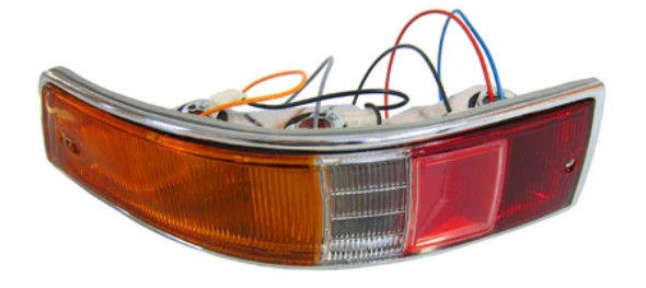 Porsche Left Side Taillight Assembly, Euro 911 / 912 (65 to 68) 901-631-403-00-M127