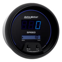 Autometer Cobalt Digital 85.7mm Black Electric Programable Speedometer - Burkken Auto Parts