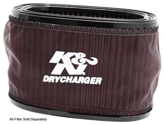 K&N Drycharger Wrap Black 191mm L 140mm W 121mm H - Burkken Auto Parts