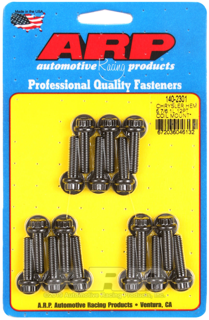 ARP Chrysler Hemi 5.7/6.1L 12pt Coil Mount Bolt Kit - Burkken Auto Parts