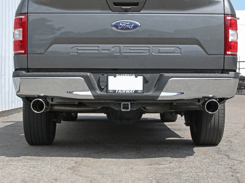 aFe Vulcan Series 3in 304SS Cat-Back w/ Polished Tips 15-20 Ford F-150 V6 2.7L/35L(tt) / V8 5.0L - Burkken Auto Parts