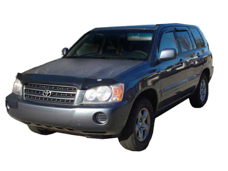 AVS 01-07 Toyota Highlander Ventvisor Outside Mount Window Deflectors 4pc - Smoke - Burkken Auto Parts