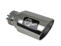 aFe Power Universal 5in Inlet 8in Outet MACH Force-XP Clamp-On Exhaust Tip - Polished - Burkken Auto Parts