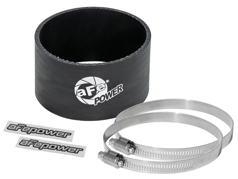 aFe Magnum FORCE CAI Univ. (3-1/2in ID x 2in L) Straight Coupler - Black - Burkken Auto Parts