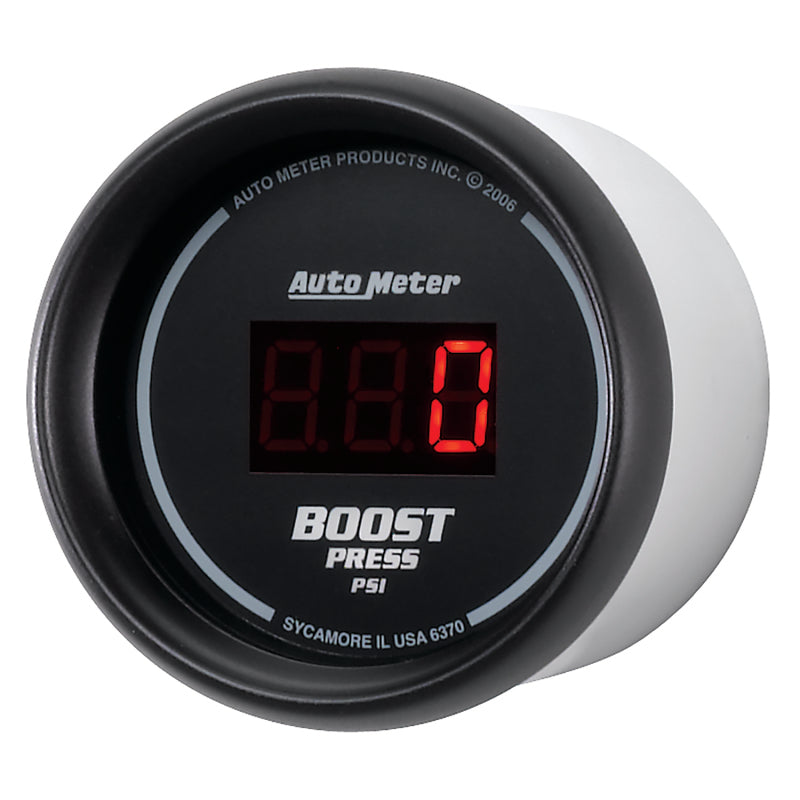 Autometer SportComp 52mm Digital 0-60 PSI Boost Gauge - Burkken Auto Parts
