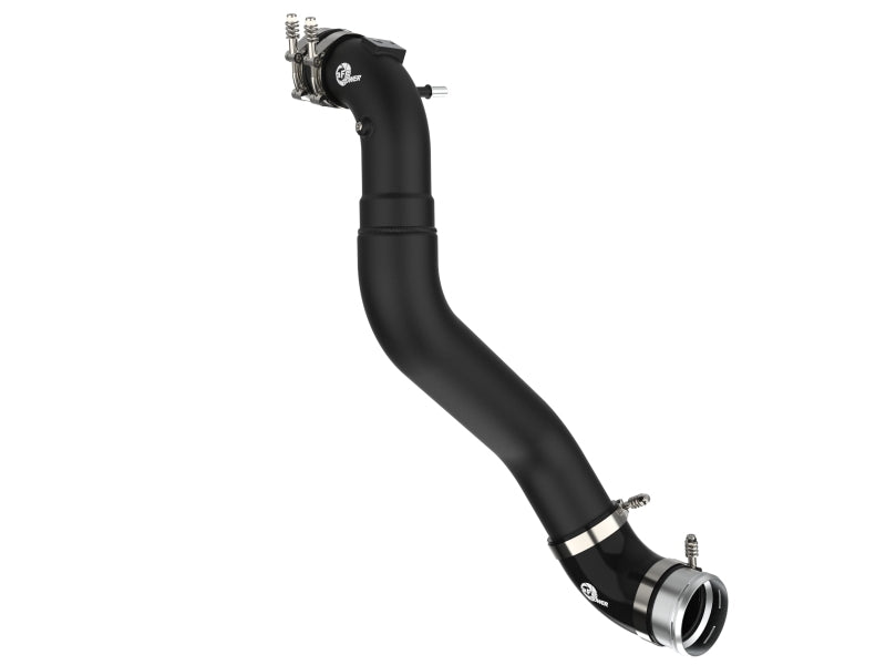 aFe 21+ Ford F-150 V6-3.5L (tt) BladeRunner 3in to 3.5in Aluminum Cold Charge Pipe Black - Burkken Auto Parts