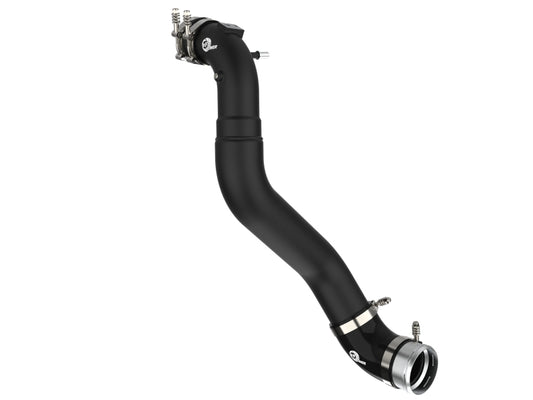 aFe 21+ Ford F-150 V6-3.5L (tt) BladeRunner 3in to 3.5in Aluminum Cold Charge Pipe Black - Burkken Auto Parts