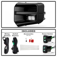 Spyder 16-23 Toyota Tacoma TRD OEM LED Fog Lights W/Switch - Clear (FL-CL-TTA2016-TRD-C)