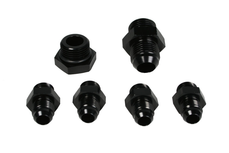 Aeromotive A4 Regulator Fitting Kit (for two (2) carbs) (4) AN-06/(1) AN-10/(1) AN-10 Plug) - Burkken Auto Parts