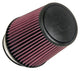 K&N Univ Rubber Round Tapered Filter 4.375in Flg ID/10 Deg Flg Angle 6in B OD/4.625in T OD/6.5in H - Burkken Auto Parts