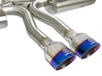 aFe Takeda 3in 304 SS Cat-Back Exhaust System w/ Blue Tips 2017+ Honda Civic Si 4Dr I4 1.5L (t) - Burkken Auto Parts