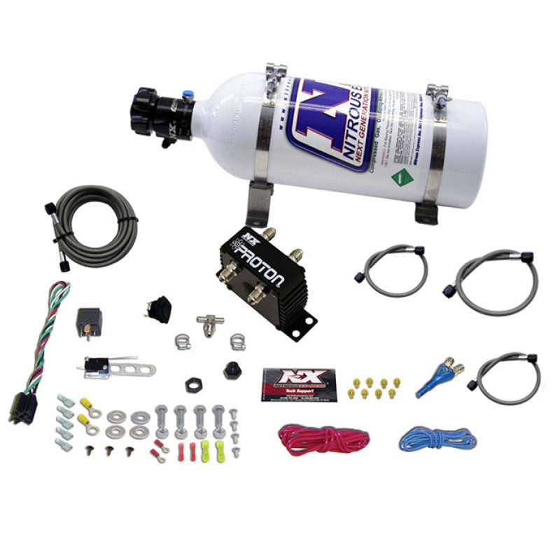 Nitrous Express Proton Plus Nitrous Kit w/5lb Bottle - Burkken Auto Parts
