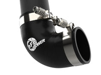 aFe 23-24 Ford F250/F350 Super Duty V8-6.7L BladeRunner 3 In. Aluminum Cold Charge Pipe- BLK - Burkken Auto Parts