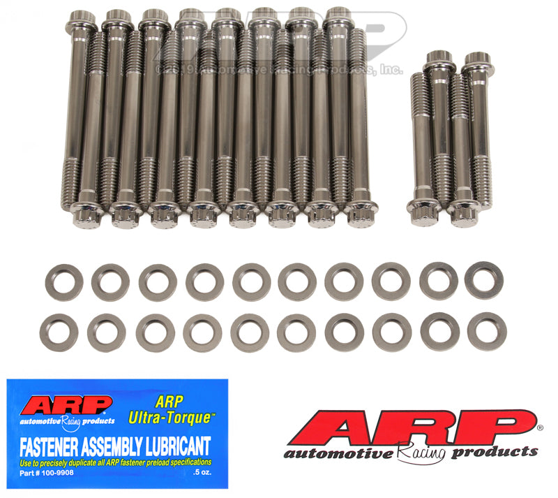 ARP Oldsmobile 350-455 7/15in SS 12pt Head Bolt Kit - Burkken Auto Parts