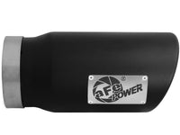 aFe Diesel Exhaust Tip Bolt On Black 5in Inlet x 6in Outlet x 12in Long - Burkken Auto Parts