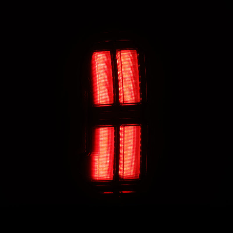 AlphaRex 05-15 Toyota Tacoma NOVA LED Tail Lights - Black - Burkken Auto Parts