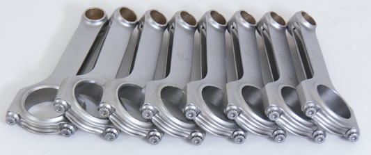 Eagle Chevrolet Big Block 6.535in Length ARP 2000 Bolts Forged 4340 Steel H-Beam Rods - Set of 8